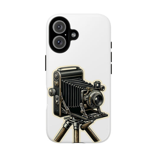 Vintage Camera Phone Case, Tough Cases for Photography Lovers, Gift for Photographers, Camera Lover's Accessories, Unique Phone Cover