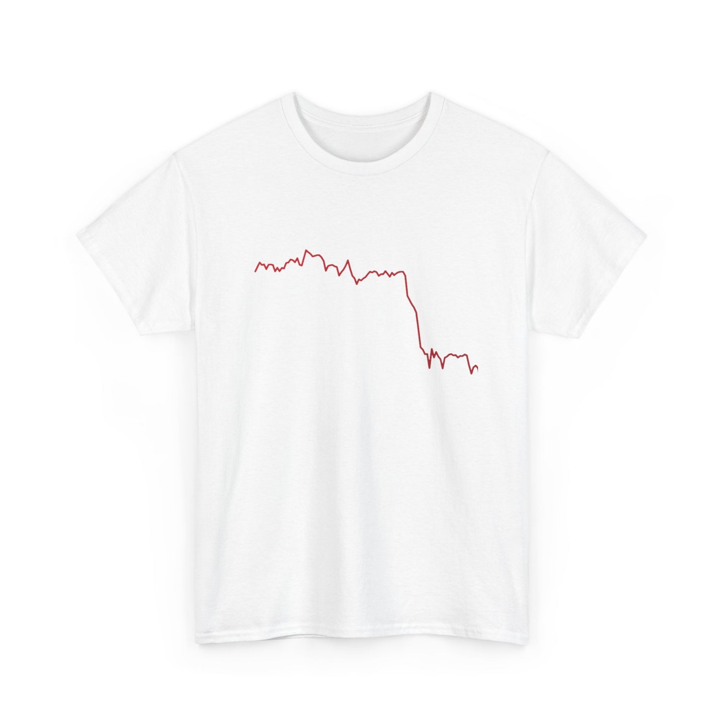 T-Shirt Cryptocurrency Market Trend Line Flash Crash Conversation Starter
