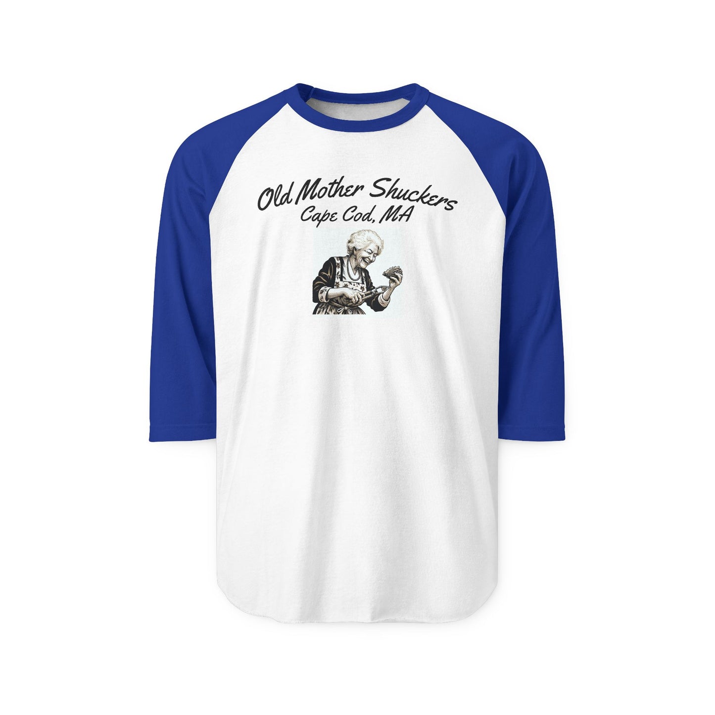 Raglan Shirt Cape Cod Old Mother Shuckers Softball Team