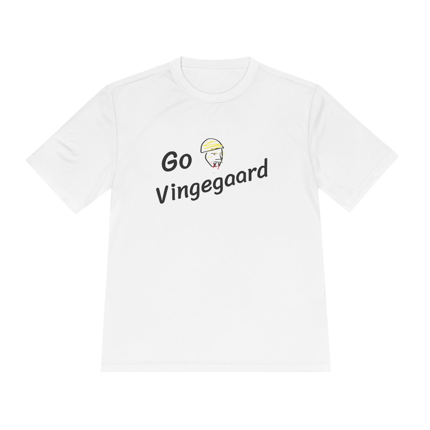 Unisex Moisture Wicking Tee - Go Vingegaard Cycling Shirt, Sports Apparel, Activewear, Fitness Gift, Team Gear