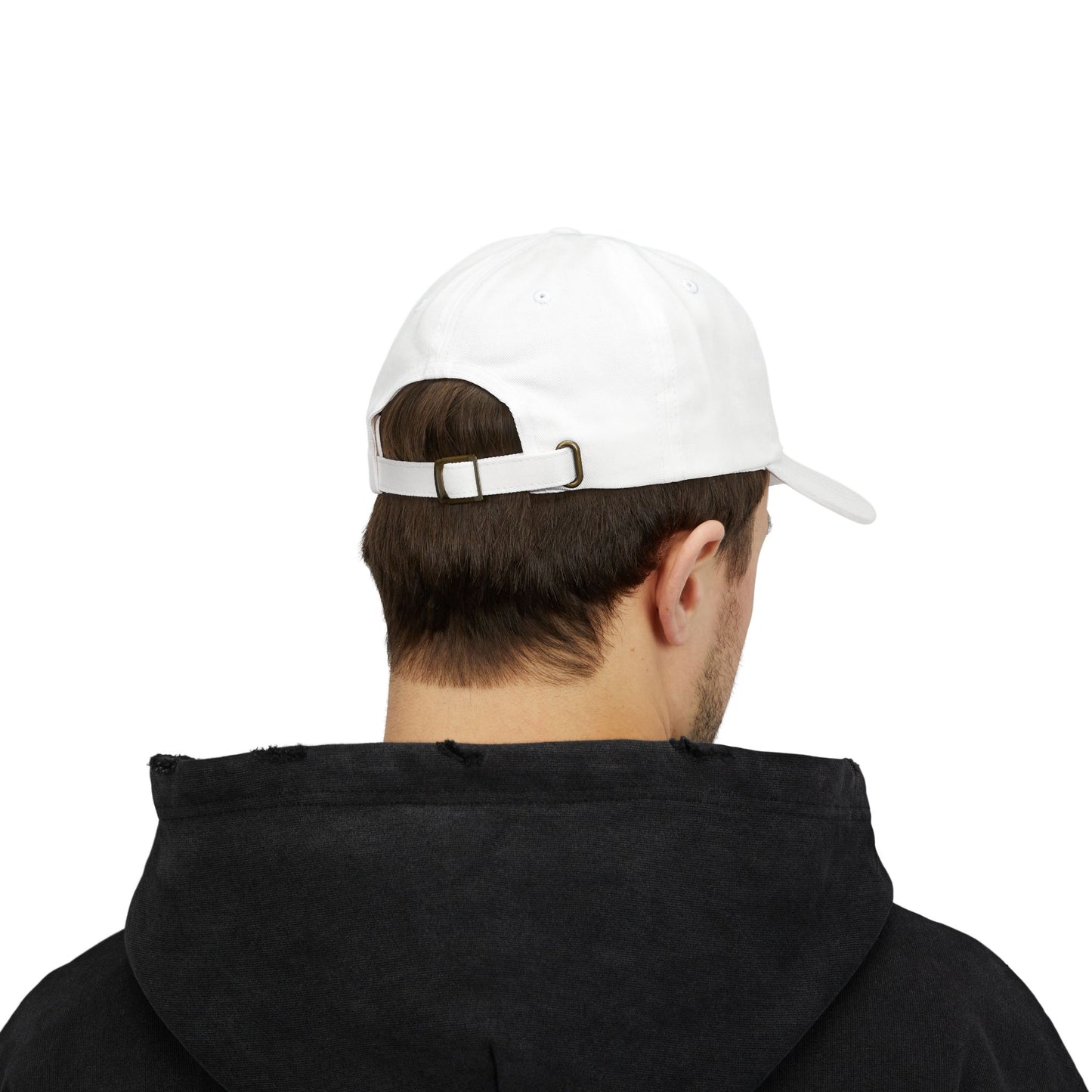 Dad Cap — "Hi! I’m in the Rough" Embroidered White Baseball Hat