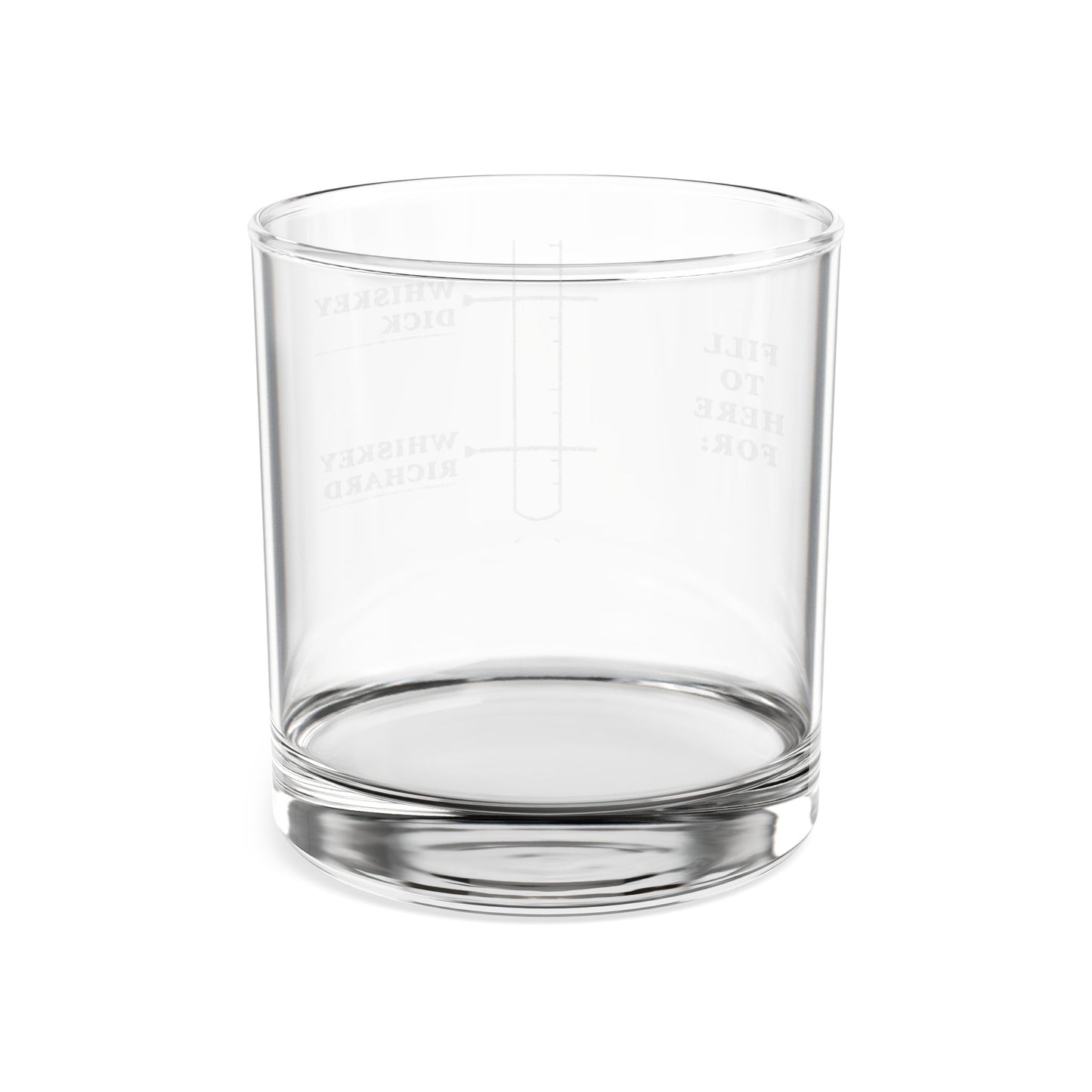 10oz engraved Rocks Glass, Whiskey Richard or Whiskey Dick