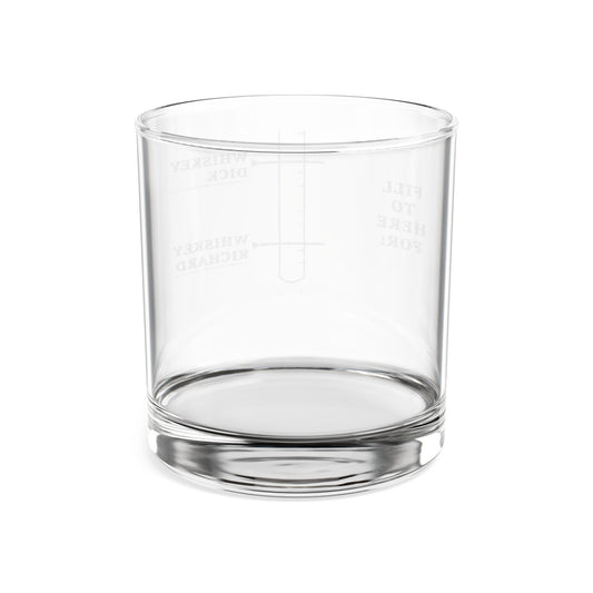 10oz engraved Rocks Glass, Whiskey Richard or Whiskey Dick