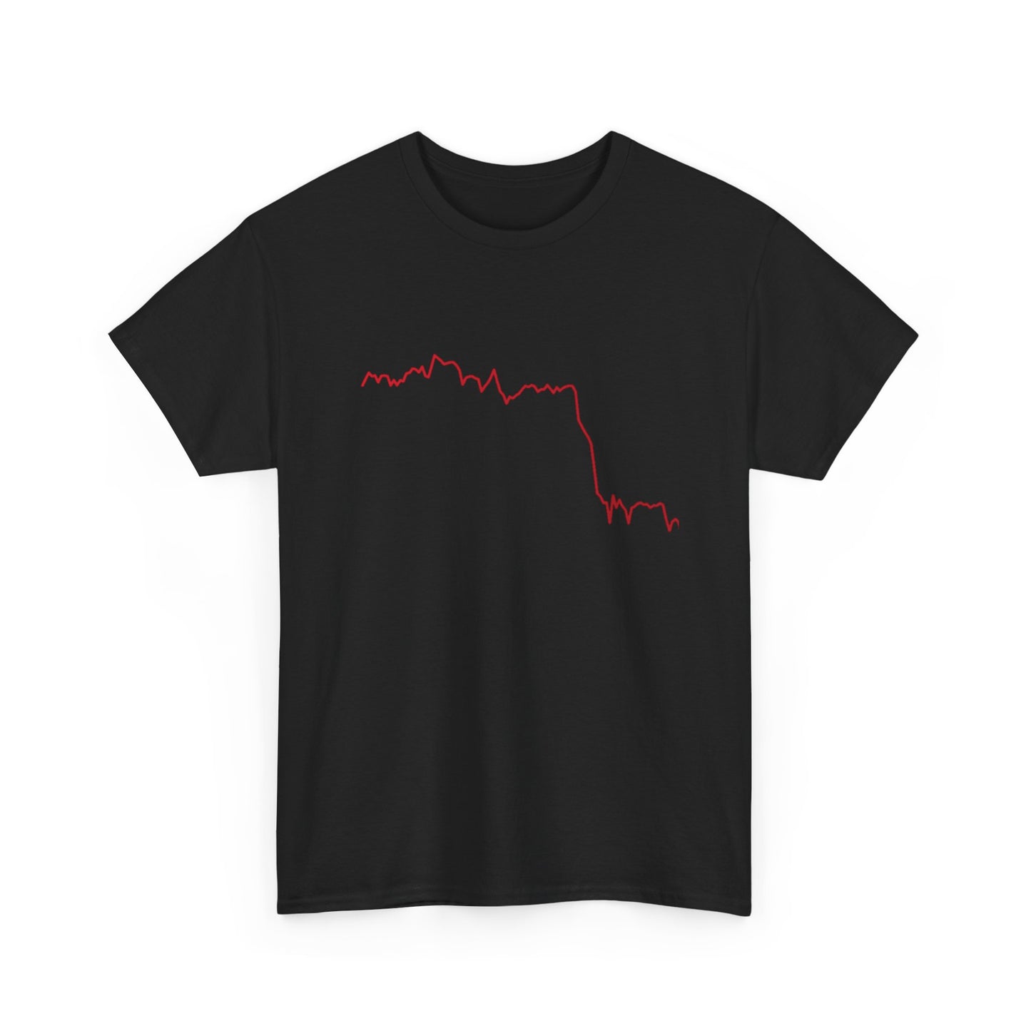 T-Shirt Cryptocurrency Market Trend Line Flash Crash Conversation Starter