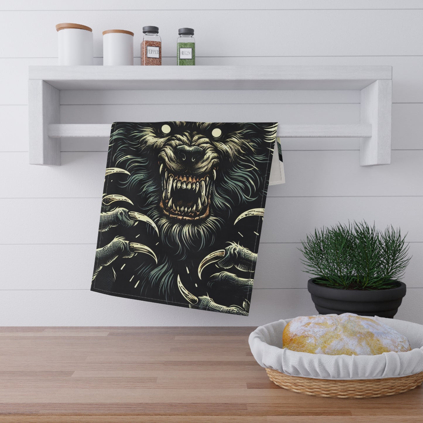 Fierce Werewolf Tea Towels | Gothic Kitchen Decor, Gift for Halloween, Unique Home Accessories, Horror Theme Dishcloths, Monster Lover [...]